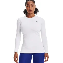 Under Armour Womens Armour Ua Cg Authentics Crew Gym Top in White