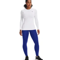 Under Armour Womens Armour Ua Cg Authentics Crew Gym Top in White