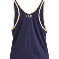 Under Armour Womens Armour Pjt Rck Q3 Arena Tank Gym Vest in Blue