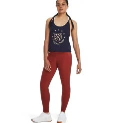 Under Armour Womens Armour Pjt Rck Q3 Arena Tank Gym Vest in Blue