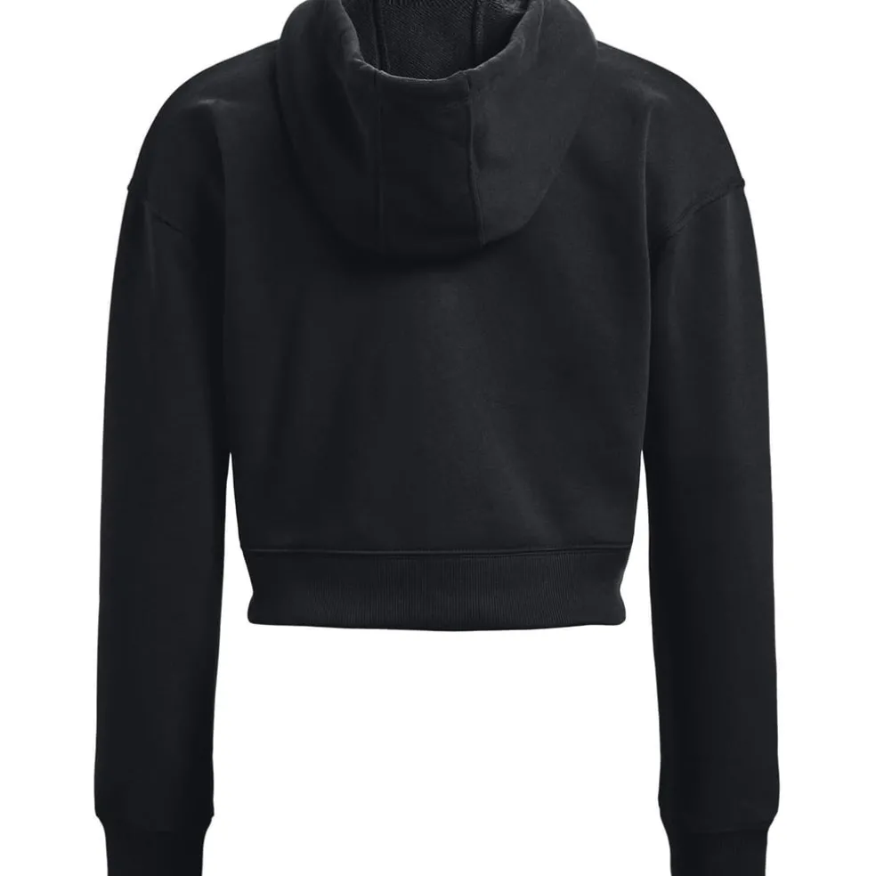 Under Armour Womens Armour Pjt Rck Hw Terry FulL-Zip Hoody in Black
