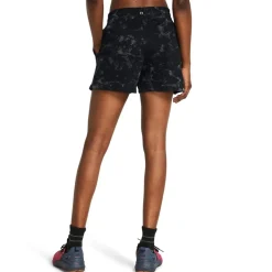 Under Armour Womens Armour Pjt Rck Undrgrnd Terry Shorts Gym Shorts in Black