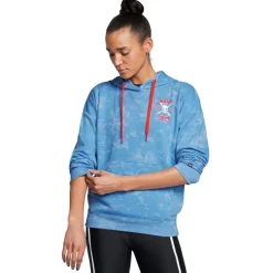 Under Armour Womens Armour Pjt Rck W Udrground Terry Hoody Hoody in Blue
