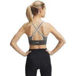 Under Armour Womens Armour Pjt Rck Lg Ll Infty Pt Bra Medium Impact Sports in Green