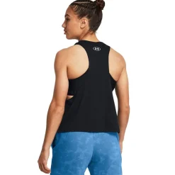 Under Armour Womens Armour Pjt Rck W Neon Flame Tank Gym Vest in Black