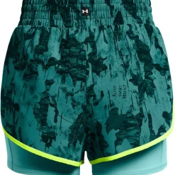 Under Armour Womens Armour Pjt Rck Flex St Pt Gym Shorts in Green