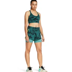 Under Armour Womens Armour Pjt Rck Flex St Pt Gym Shorts in Green