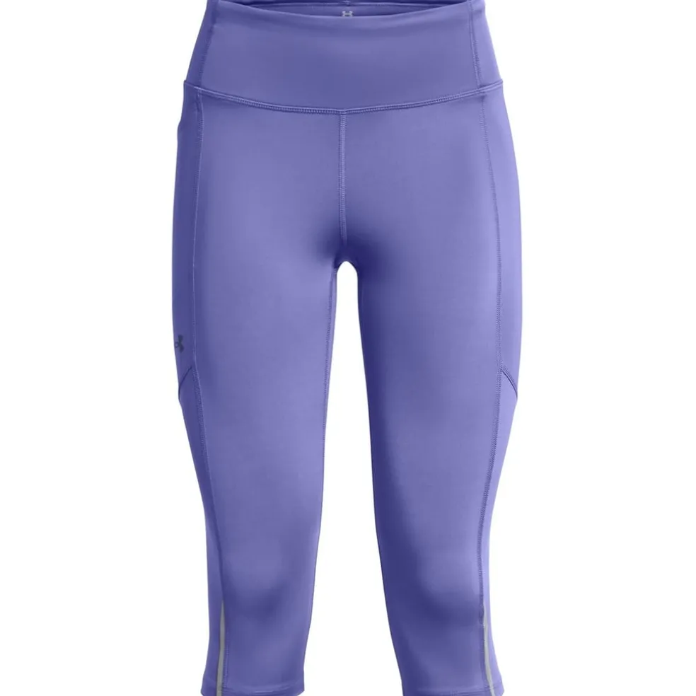 Under Armour Womens Armour Ua Launch Capris Capri in Purple
