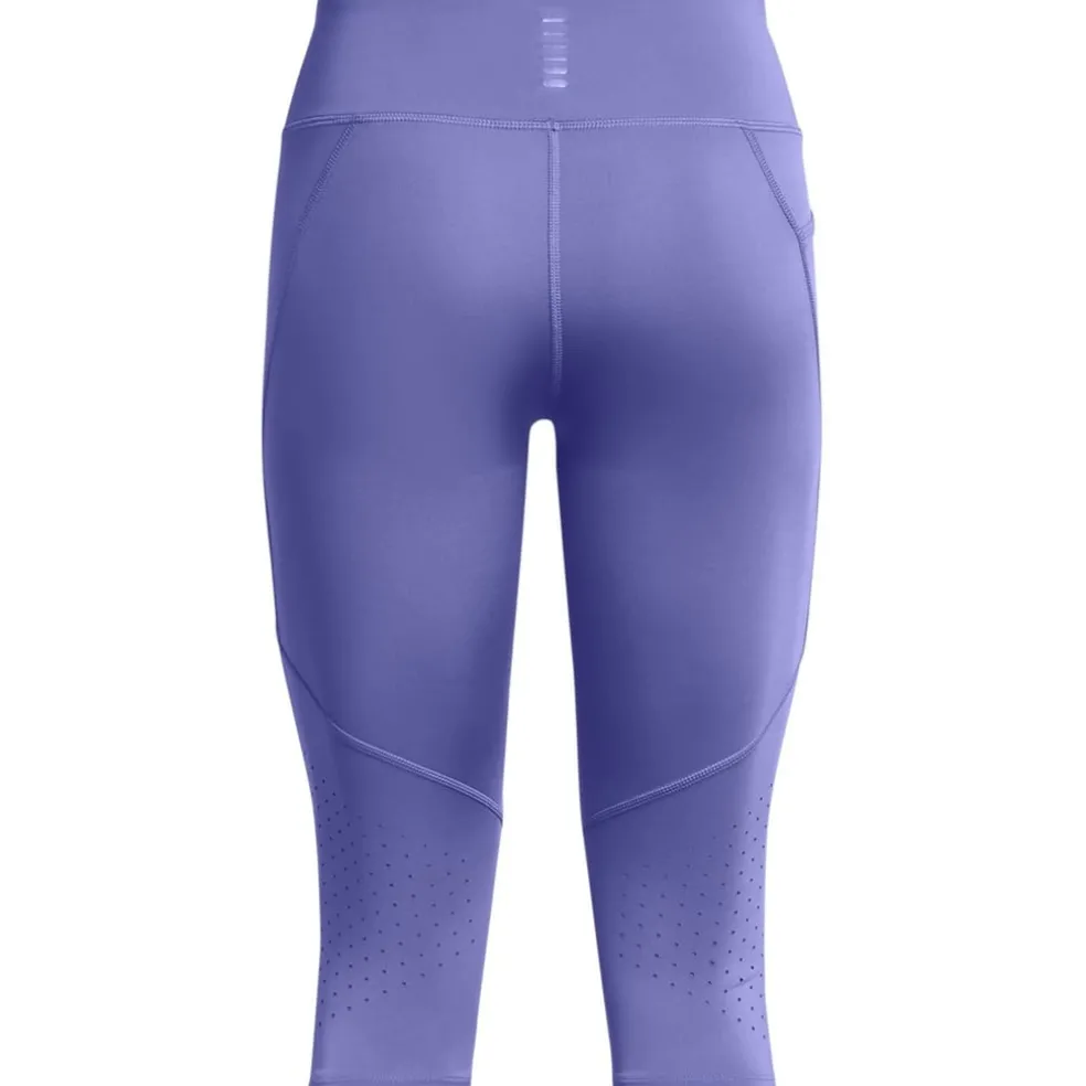 Under Armour Womens Armour Ua Launch Capris Capri in Purple