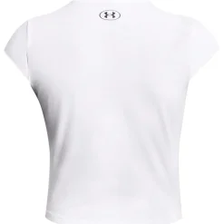 Under Armour Womens Armour Pjt Rck Undrgrnd Cap Slv T Gym Top in White