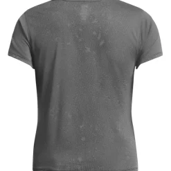 Under Armour Womens Armour Ua Launch Splatter Ss Running Top in Grey