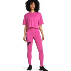 Under Armour Womens Campus Leggings in Pink