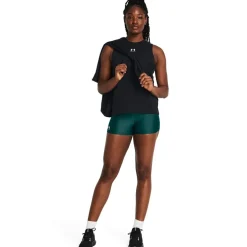 Under Armour Womens Heatgear® Authentics 3 Inch Shorts in Blue