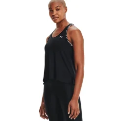 Under Armour Womens Knockout Tank Top in Black