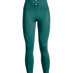 Under Armour Womens Project Rock Meridian Ankle Leggings in Green