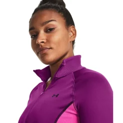 Under Armour Womens Train Cold Weather ½ Zip in Purple