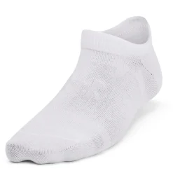 Under Armour Yth Essential No Show 6pk in White