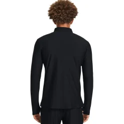 Under Armour Zip Neck Regular Fit Sweatshirt in Black
