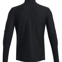 Under Armour Zip Neck Regular Fit Sweatshirt in Black