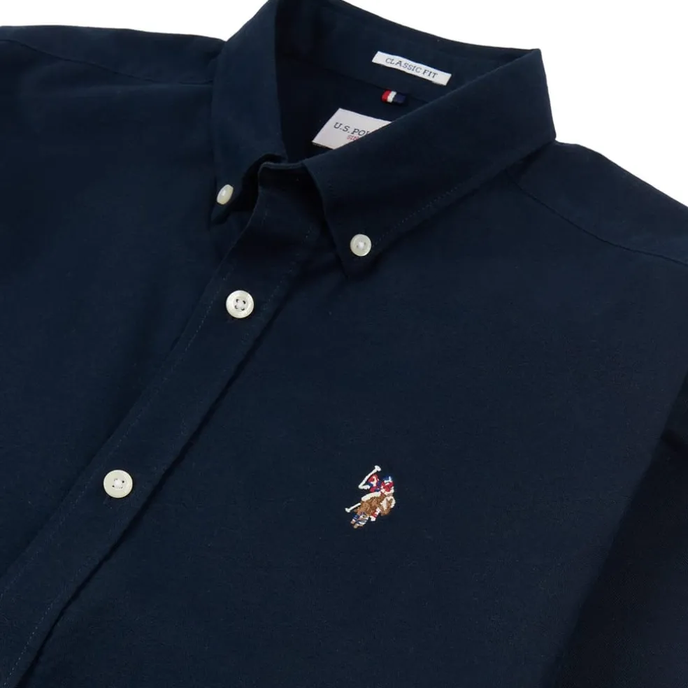 US Polo Assn Oxford Ls Shirt in Blue