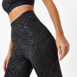 USA Pro High Rise Capri Cropped Leggings in Black