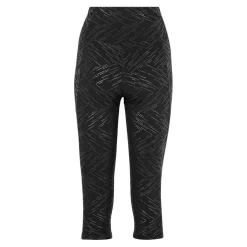 USA Pro High Rise Capri Cropped Leggings in Black