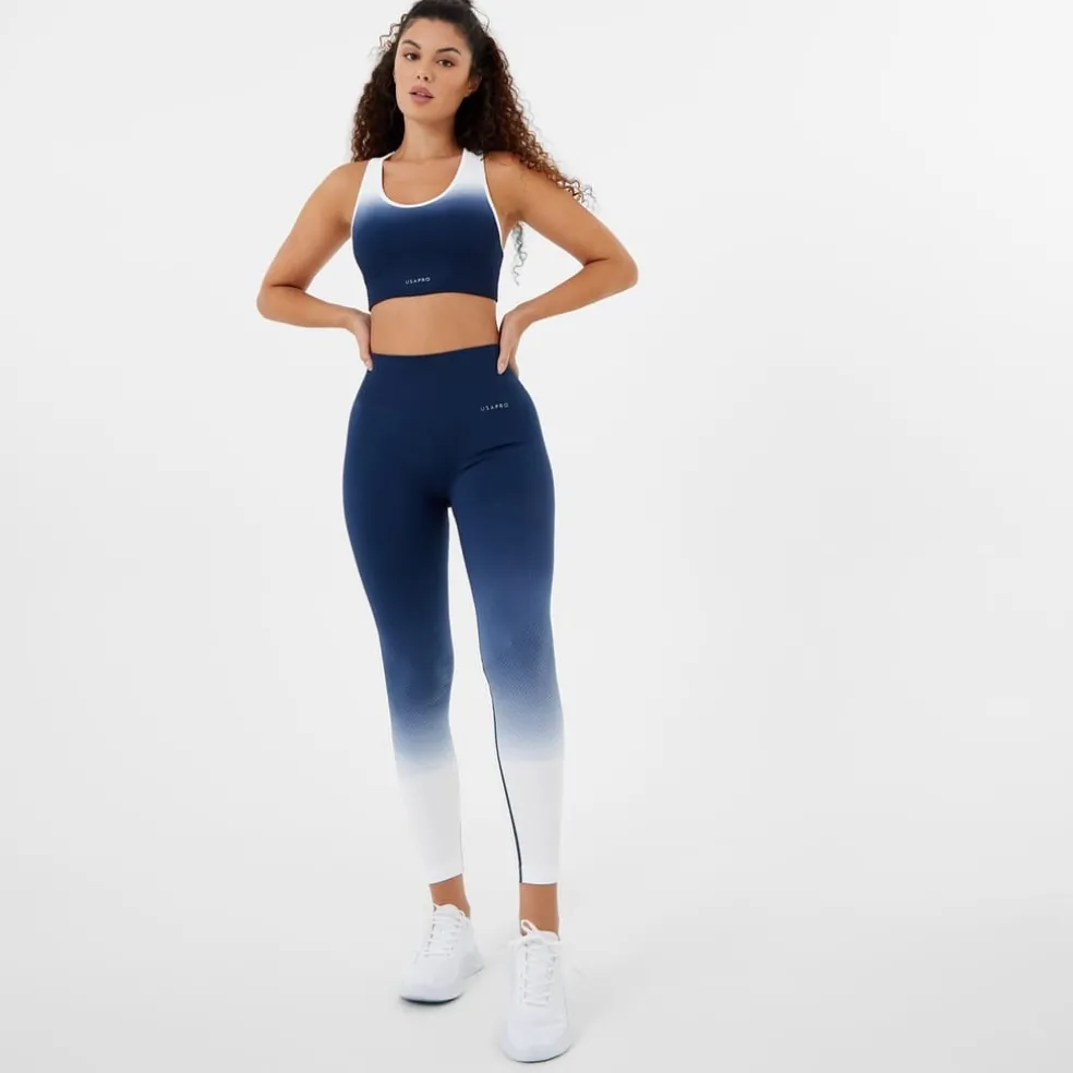 USA Pro Ombre Leggings in Blue