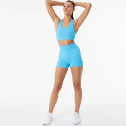 USA Pro Seamless 3 Inch Shorts in Blue