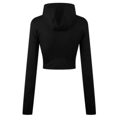 USA Pro Womens Pro Crppd Hoody Jacket in Black