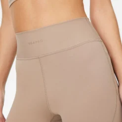 USA Pro X Sophie Habboo Flex Panel Leggings in Brown