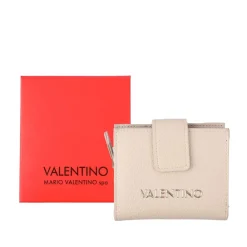 Valentino Alexia Zip Around Wallet in Beige