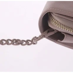 Valentino Cognac Wallet With Shoulder Strap in Lilac