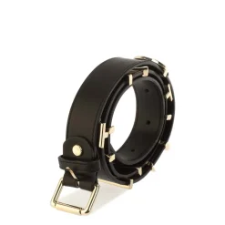 Valentino Emma Winter Belt in Black
