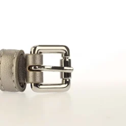 Valentino Emma Winter Belt in Silver