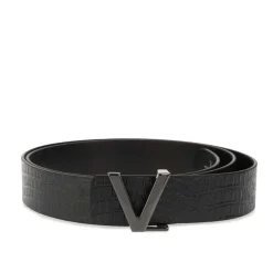 Valentino Victor Plaque Bucket Belt in Blue