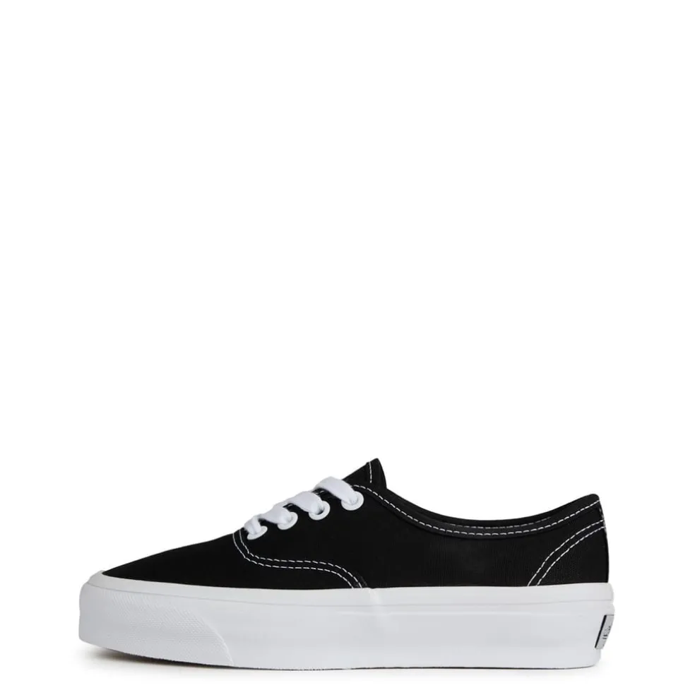 Vans Authentic Reissue Low Top Canvas Trainers in Black