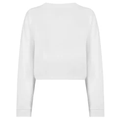 Vans Cropped Crew Neck Sweater in White