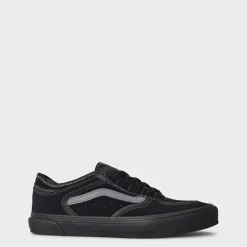 Vans Jn Rowley Classic Black Black Pewte Canvasas Trainers Unisex Kids in Black