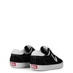 Vans Low Top Black White Sneakers in Black