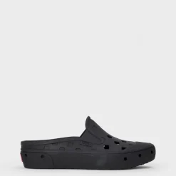 Vans Mens Mte Slip On Mule Track Black Slider Slippers in Black