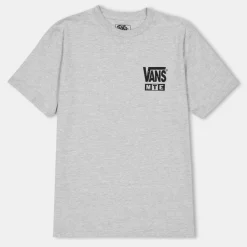 Vans Mte Saberskull Ss Tee Athletic Heat T-Shirt Unisex Kids in Grey