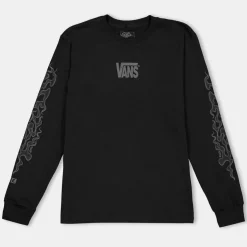 Vans Mte Wavy Dune Ls Tee Black T-Shirt Unisex Kids in Black