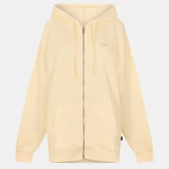 Vans Womens Everyday Os Zip Hoodie Lemon Icing Hoody in Yellow