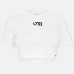 Vans Womens Flying V Crew Crop Ii White Top in White