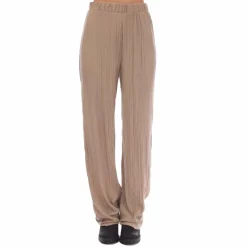Vero Moda Cira Plisse Trousers in Mink