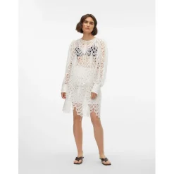 Vero Moda Line Hw Skirt in White