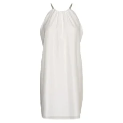 Vero Moda Lykke Halter Neck Mini Slip Dress in White