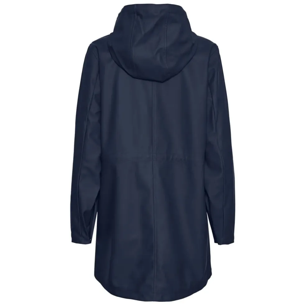 Vero Moda Malou Raincoat in Navy