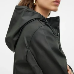 Vero Moda Malou Raincoat in Black