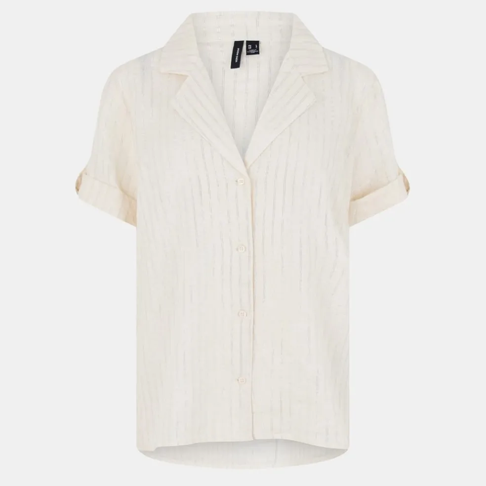 Vero Moda Siljo Wvn Top in Cream